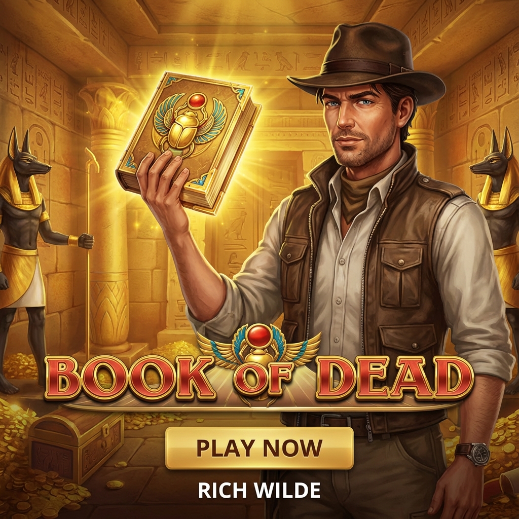 Book of Dead poster for Gala Casino provider guide